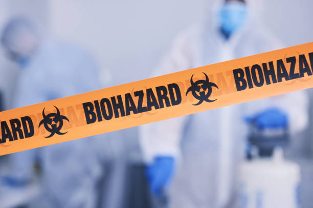 Professional Biohazard technician working in King, NC